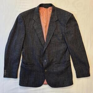 🧥 Vintage Cellini Tweed Blazer Jacket Dark Academia Confetti Fleck Professor